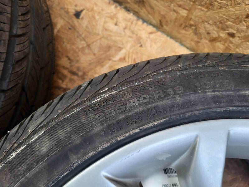 4G0601025BS ⭕ 16-19 Audi A6 S6 PAIR Wheel Rim 19" inch 19x8.5 + Continental Tire 255/40R19