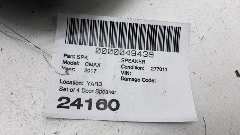 8A6T18808AC ⭕ 13-18 Ford C-Max Front & Rear Left & Right Door Audio Speakers 8A6T-18808-AC
