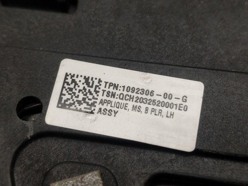 1092306 00 G ⭕ 16-20 Model S Driver Side B-Pillar Glass Applique & Camera Left 1092306-00-G