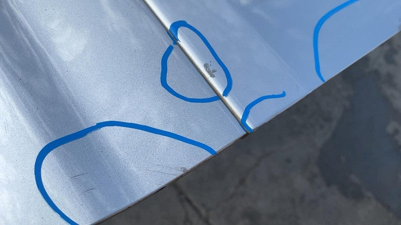 2011-2018 Porsche Cayenne Front Passenger Door Shell Panel Right RH Silver LX7W