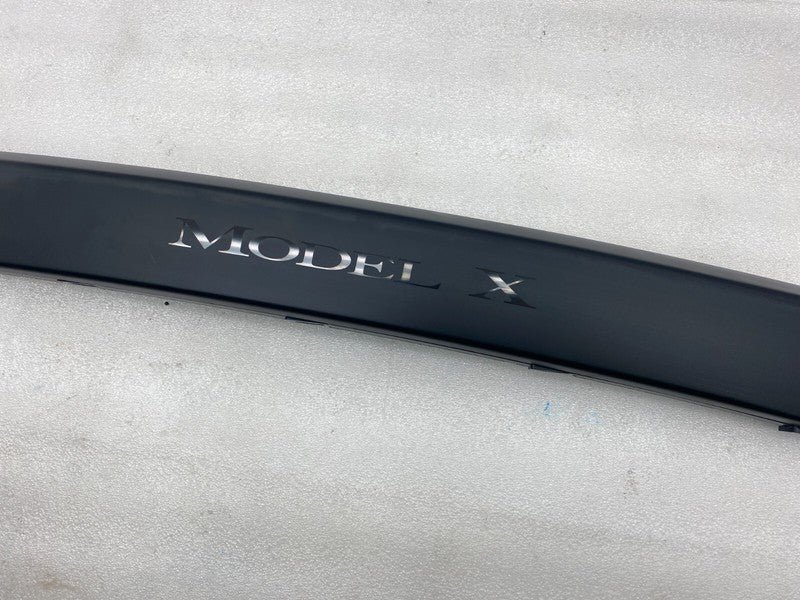 ⭕16-20 Tesla Model X Rear Driver Side Falcon Door Top Trim Panel Left 
