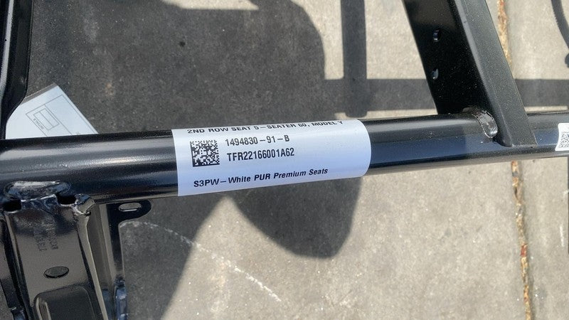 ⭕2020-2022 Tesla Model Y Rear 2nd Row Seat (5-Seater) Premium PUR Whit