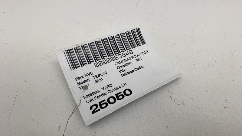 110043700E ⭕ 2017-2023 Tesla Model 3 Left B-Pillar Applique Glass Trim Molding 1100437-00-E