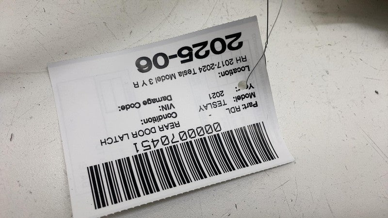 ⭕17-23 Model 3 Y Rear Passenger Side Door Lock Latch Actuator Right 15