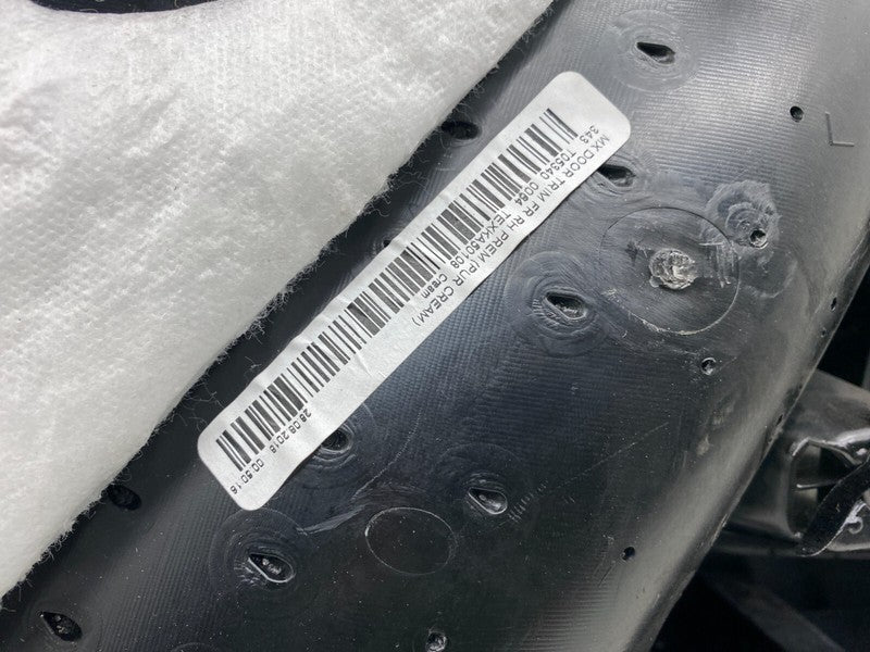 1055483 22 L ⭕ 16-20 Tesla Model X Front Passenger Door Panel Trim Card Right RH 1055483-22-L