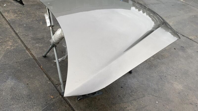 2012 2013 2014 2015 Tesla Model S MS Front Bonnet Hood Shell Panel Assy Silver