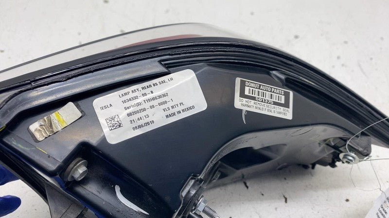 ⭕ 2016-2020 Tesla Model X Rear Left Side Outer Taillight Lamp OEM 1034