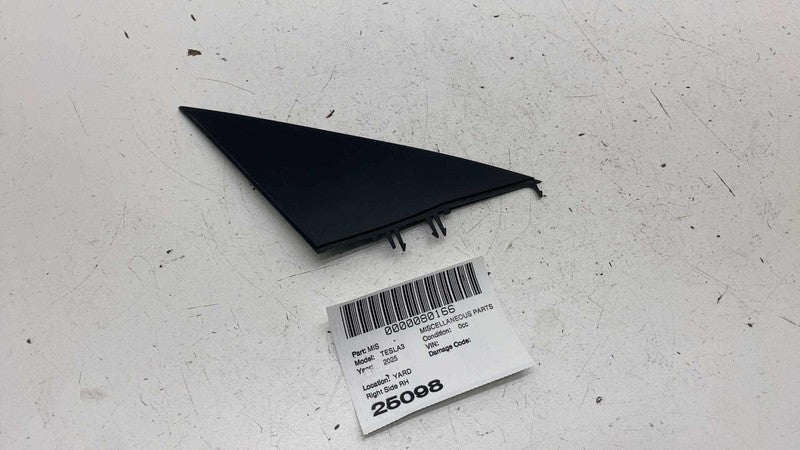 2287.3014 ⭕2017-2025 Tesla Model 3 M3 Front Right Door Wing Mirror Triangle Cover Trim OEM