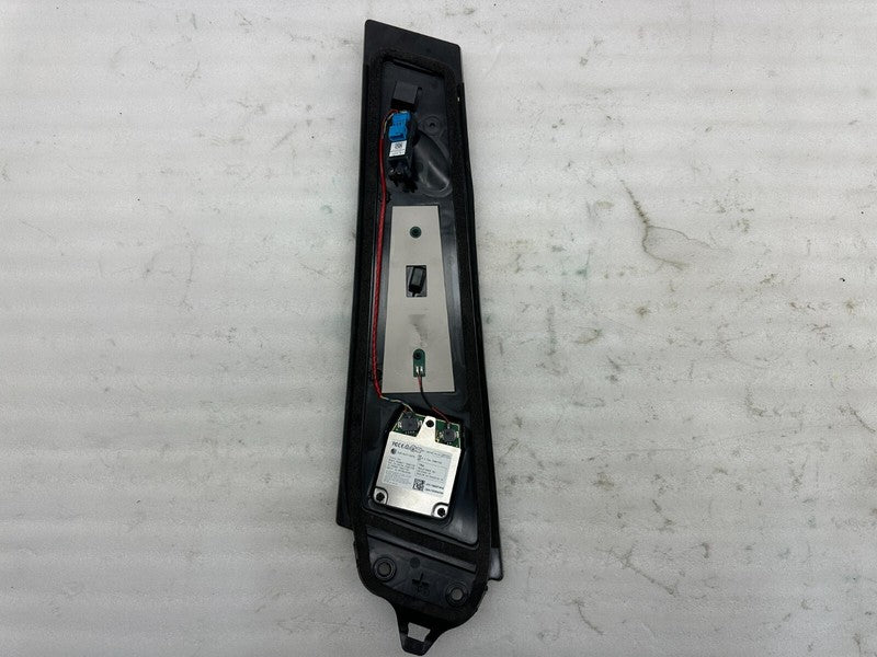 1100437 00 E ⭕ 17-23 Tesla Model 3 Driver B-Pillar Applique Glass w/ Camera Left 1100437-00-E