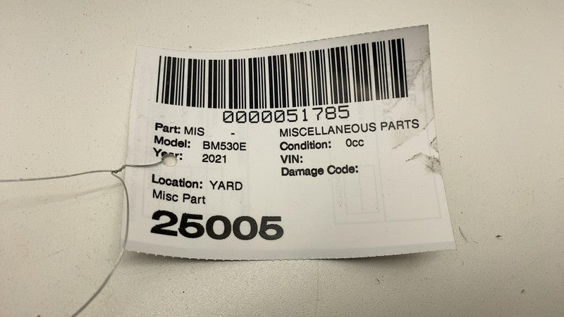 7421434 07 2018-2021 BMW 530e Passenger Side Trunk Luggage Storage Cover Trim Panel Right