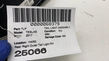 ⭕ 12-22 Model S Rear Passenger Taillight LED Outer Tail Lamp Right 6005919-00-F