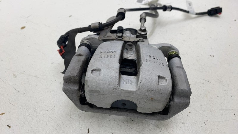 ⭕ 17-25 Tesla Model 3 M3 Rear Left Caliper w/ Brake Hose Line BASE 104