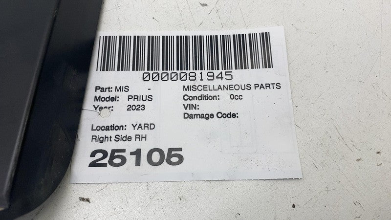 ⭕ 23-25 Toyota Prius Rear Right Quarter Panel Applique Molding Cover 6