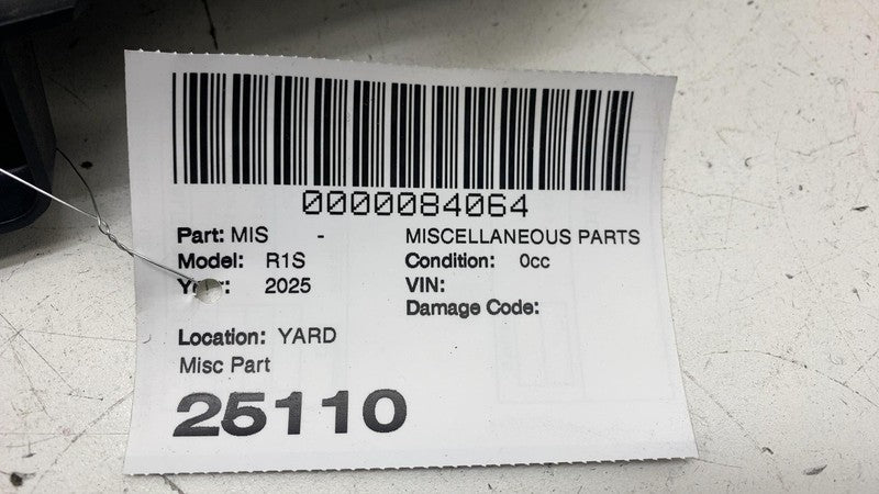 PT00032090-H ⭕ 2025 Rivian R1S Rear Bumper Trailer Trim Tow Hitch Cover Panel PT00032090-H