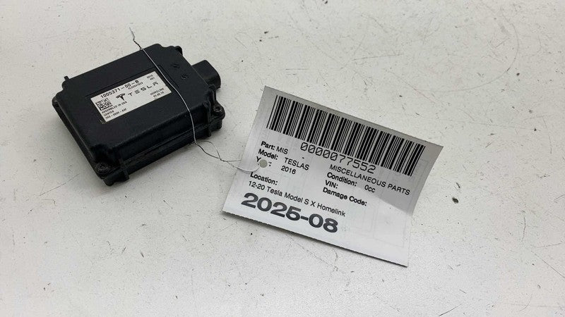 ⭕ 12-17 Tesla Model S Homelink Computer Garage Door Opener Module 1005