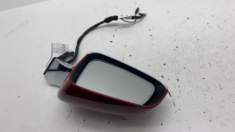 ⭕ 16-20 Tesla Model X Left Exterior Rear View Door Mirror Red PPMR 103