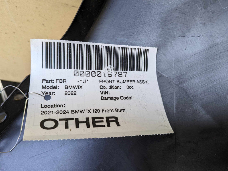 ⭕ 2022 2023 BMW IX i20 Front Bumper Cover M-Aerodynamic Assembly Gray