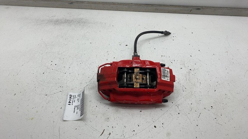1042642-01-A 2012-2020 Tesla Model S Rear Passenger Side Caliper Red w/ Brake Hose Line Right