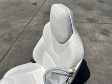 ⭕ 2016-2020 Tesla Model X MX Front Left Driver Seat w/ Track Rail Assembly White