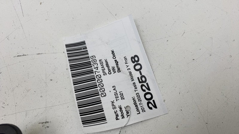 1079744-00-E ⭕ 2017-2023 Tesla Model 3 M3 Front Door Audio System Woofer Speaker 1079744-00-E