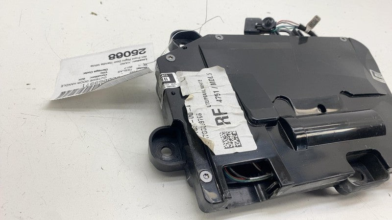 ⭕ 16-20 Model S Front Right Exterior Door Handle Outer White - PPSW 10