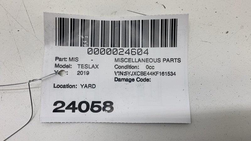 ⭕ 2016-2020 Tesla Model X MX Set of Front & Rear Seat Track Rail Skid Cover Trim