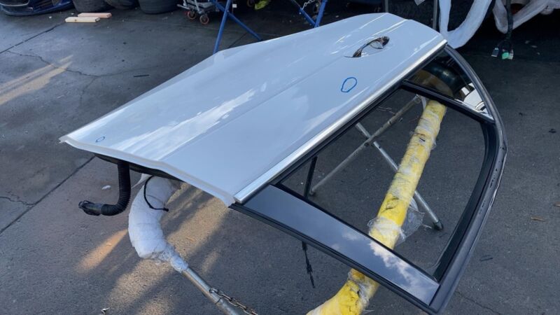⭕ 14-16 Mercedes-Benz E350 E-Class Rear Passenger Right Door Assembly White 149