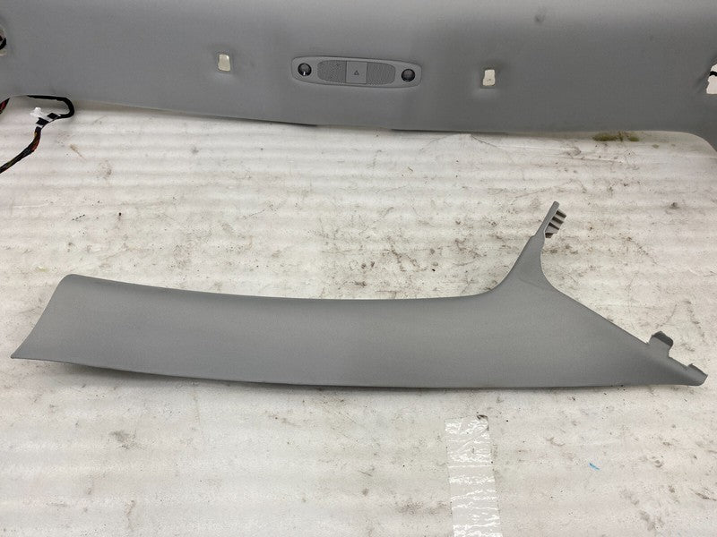 108626571I ⭕ 17-20 Tesla Model 3 Headliner w/ A-Pillar Upper Cover & Rail Trim + Sunvisor