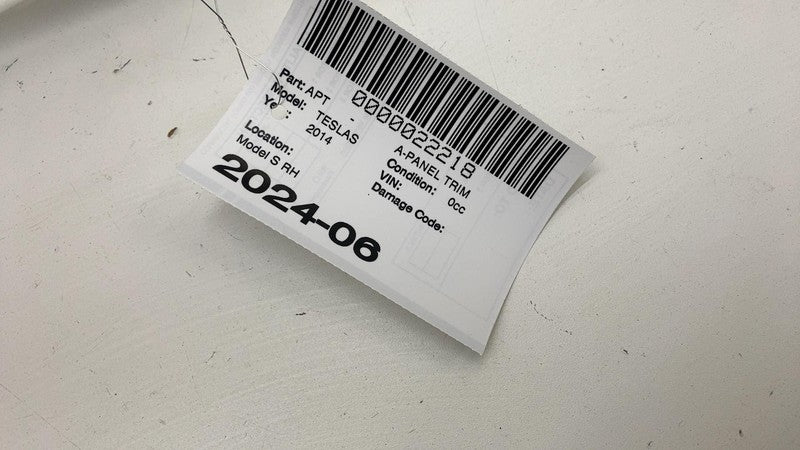 ⭕ 12-20 Tesla Model S Passenger Side A-Pillar Trim Cover Upper Right 1