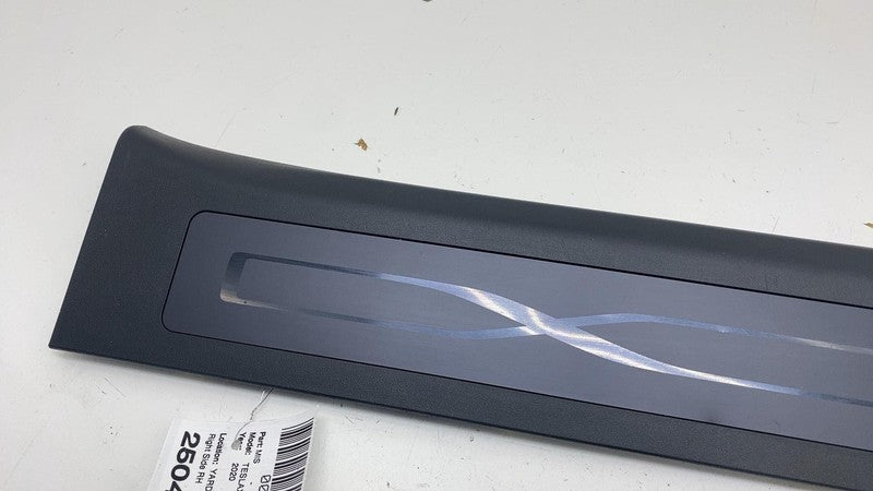 ⭕ 16-20 Model X Rear Right Side Door Sill Scuff Plate Trim Cover RH 11