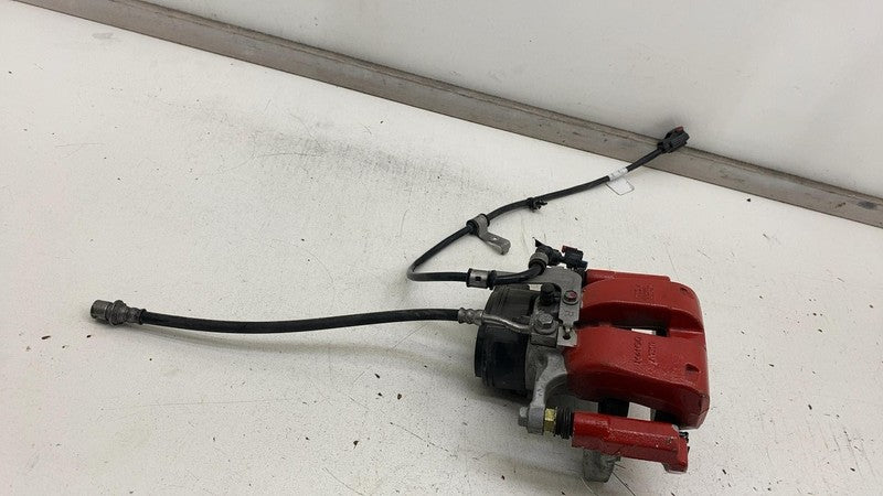 ⭕ 2017-2023 Tesla Model 3 Y Rear Passenger Side Caliper Red w/ Brake Hose Right