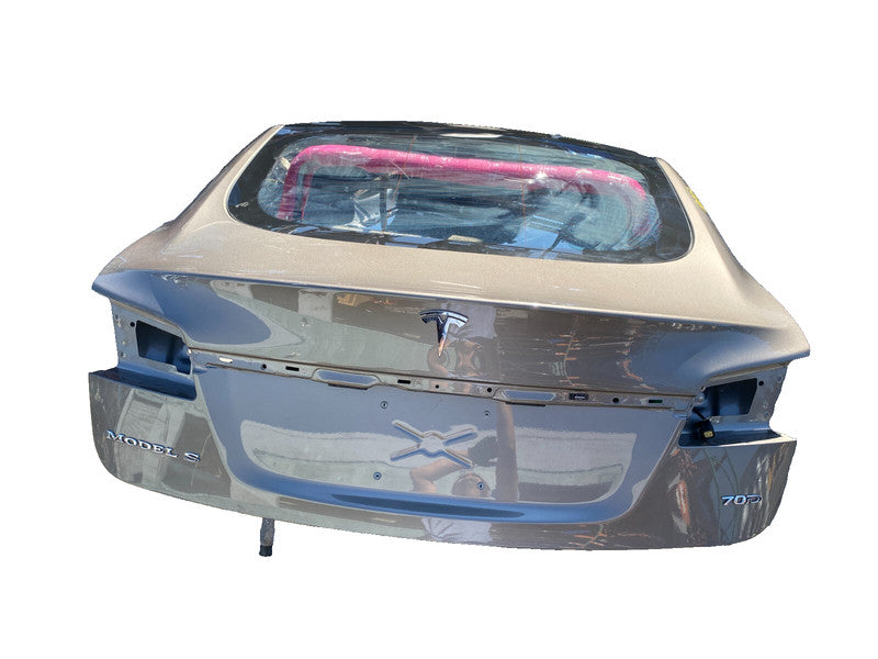 ⭕ 12-15 Tesla Model S Rear Trunk Liftgate Tailgate Hatch Panel w/ Wind