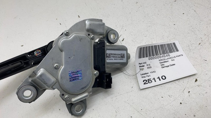 ⭕ 2025 Rivian R1S Rear Liftgate Back Window Glass Wiper Arm & Motor PT