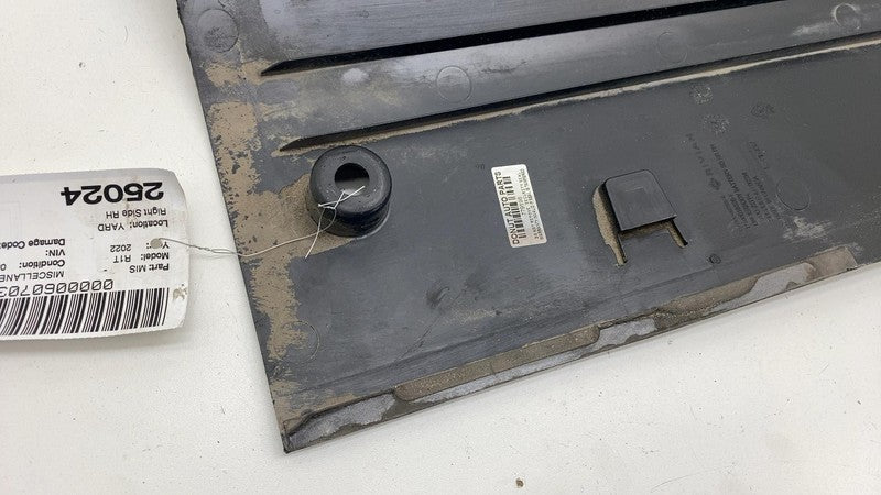 PT00046997 ⭕ 22-24 Rivian R1T Rear Right Underbody Battery Shield Cover Panel PT00046995