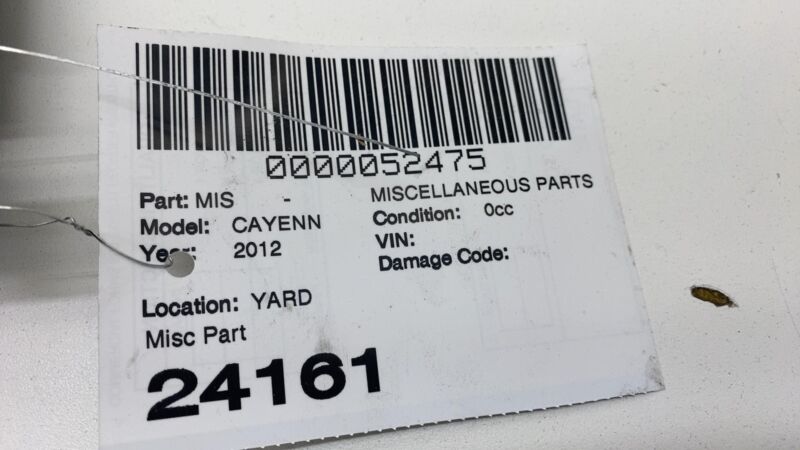 7PP907279AD 2011-2017 Porsche Cayenne S Rear Body Control Module Comfort Unit 7PP907279AD