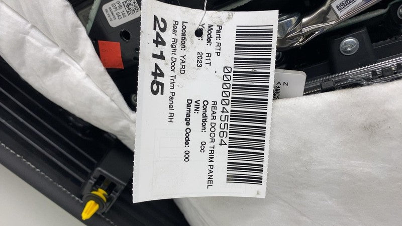 PT00001245 ⭕ 2022 2023 2024 Rivian R1T R1S Rear Right Door Panel Trim Card Cover PT00001245