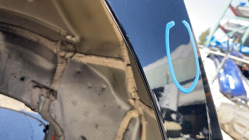 ⭕ 2017-2020 Tesla Model 3 Rear Right Quarter Panel Structural CutOut Black PBSB