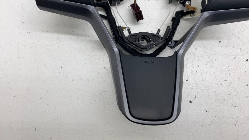 ⭕ 17-23 Model 3 M3 Steering Wheel Gray Bezel Trim W/ Control Switch 11