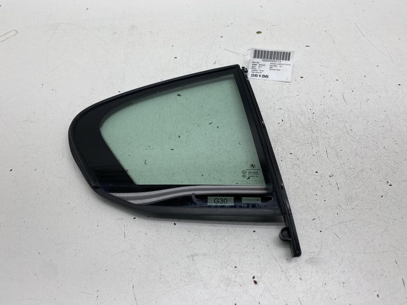 ⭕ 2017-2023 BMW 540i Rear Right Side Door Quarter Window Vent Glass OE