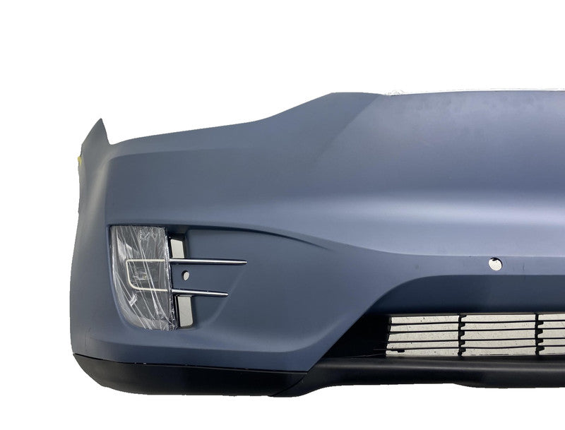 1091879-S0-A ⭕16-20 Tesla Model X Front Bumper Cover w/ Foglight Primed Assembly 1091879-S0-A