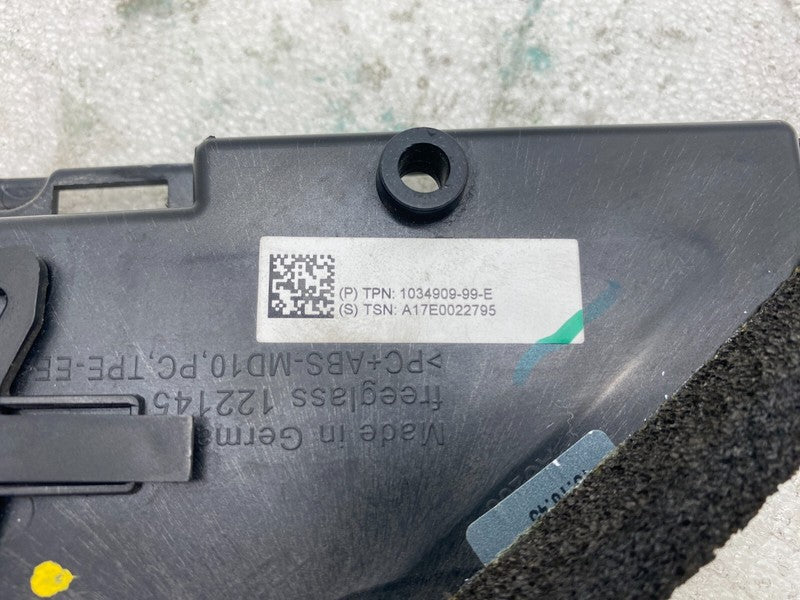 1034909-99-E ⭕16-20 Model X Front Right Door Quarter Applique Corner Glass Cover 1034909-99-E