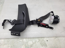 ⭕ 12-15 Model S Rear Right Seat Belt Retractor w/ Mid C-Pillar Trim 1023136-05-D
