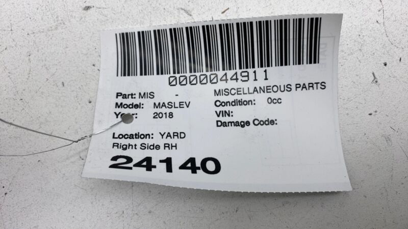 634166800A ⭕17-20 Maserati Levante Rear Passenger Side Seat Belt Retractor Right 634166800A