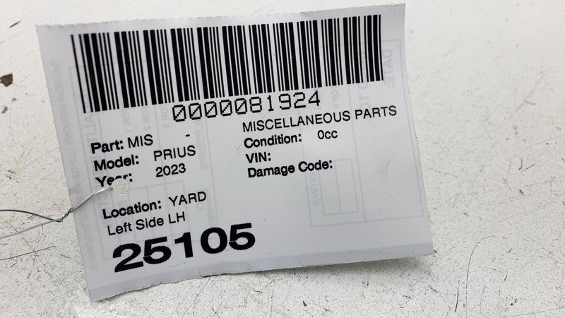 58816 47080 ⭕ 2023-2025 Prius Front Driver Side Forward Trim Cover Panel Left LH 58816-47080