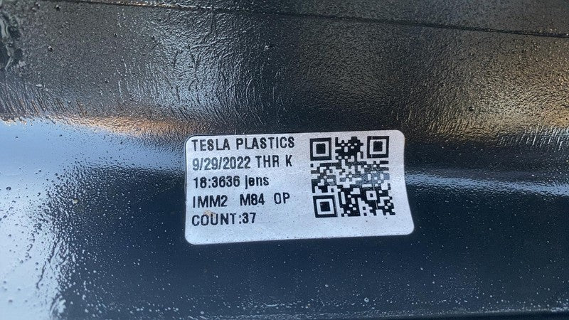 2021-2024 Tesla Model X Passenger Skirt Rocker Molding Sill Panel Cove