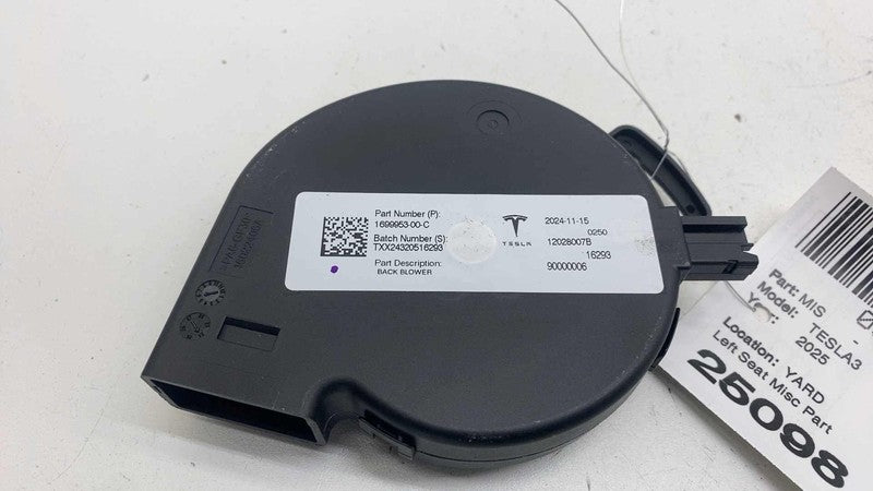 1699953-00-C ⭕ 24-25 Model 3 M3 Front Left or Right 1R Seatback Blower Motor Fan 1699953-00-C
