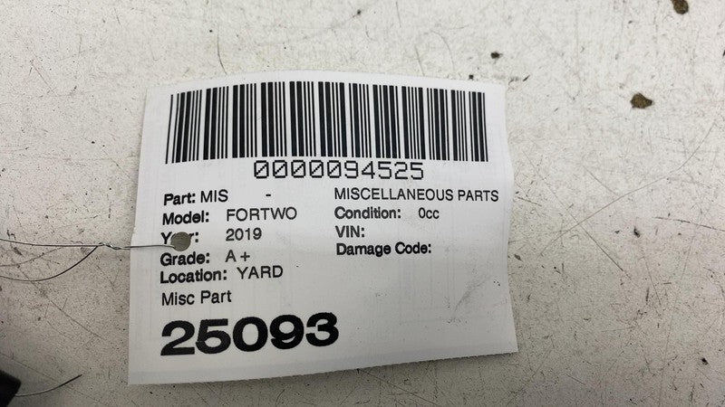 Miscellaneous Parts SMART FORTWO 19