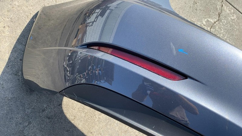 ⭕ 2023 Tesla Model 3 M3 Rear Bumper Cover Assy (No Park Sensor) Gray -
