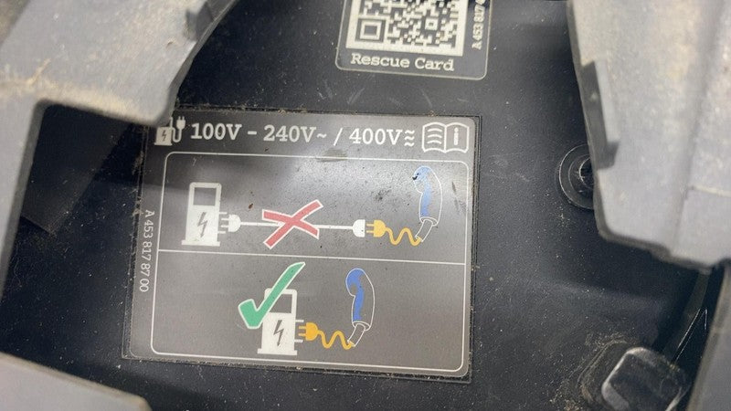 ⭕ 2019 Smart EQ Fortwo EV Charging Port Door Cover White - EN2 EAZ A45