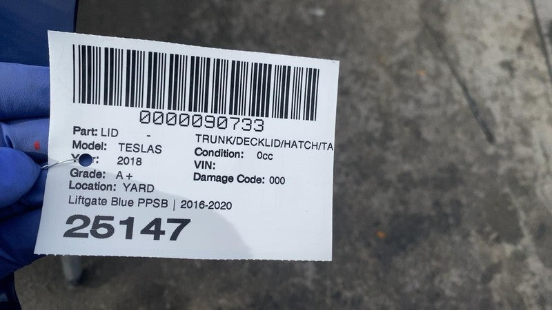 ⭕2016-2020 Tesla Model S Liftgate Trunk Lid Tailgate Hatch Shell w/ Wi